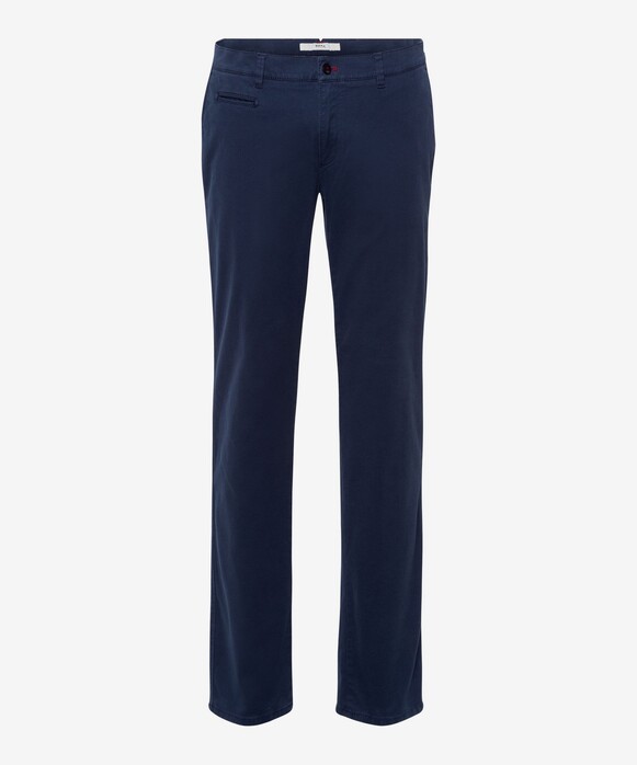 Brax Fabio In Fine Texture Chino Hi-Flex Broek Donker Blauw