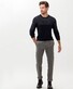 Brax Fabio In Fine Texture Chino Hi-Flex Broek Grafiet