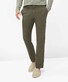 Brax Fabio In Hi-Flex Flat Front Chino Blue Planet Broek Olive