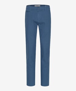 Brax Fabio In Hi-Flex Flat Front Chino Blue Planet Broek Smoke Blue