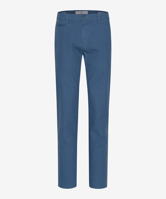 Brax Fabio In Hi-Flex Flat Front Chino Blue Planet Broek Smoke Blue