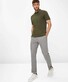 Brax Fabio In Hi-Flex Flat Front Chino Blue Planet Pants Graphite Grey