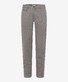 Brax Fabio In Hi-Flex Flat Front Chino Blue Planet Pants Graphite Grey