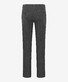 Brax Fabio Mini Check Wool Look Broek Grafiet