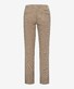 Brax Fabio Minimal Pattern Hi-Flex Cotton Satin Flat-Front Chino Broek Canvas