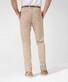 Brax Fabio Minimal Pattern Hi-Flex Cotton Satin Flat-Front Chino Broek Canvas