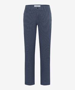 Brax Fabio Slim Chino Summerlight Flex Minimal Pattern Pants Navy