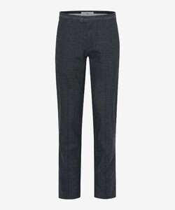 Brax Felix Cotton Blend Check Broek Grafiet