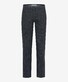 Brax Felix Cotton Blend Check Broek Grafiet