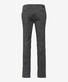 Brax Fey Stripe Pattern Flat-Front Fine-Yarned Cotton Satin Broek Athletic