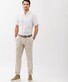 Brax Fey Ultralight Cotton Blend Stripe Pattern Pants Rye