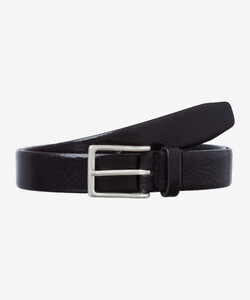 Brax Fine Structure Leather Belt Belt Black