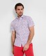 Brax Hardy Fine Jersey Minimal Fantasy Pattern Shirt Coral