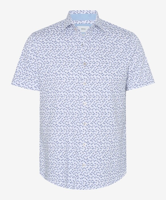 Brax Hardy Fine Jersey Minimal Fantasy Pattern Shirt Seed