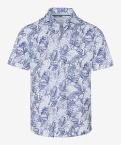 Brax Hardy JP Fantasy Floral Pattern Shirt FPinkn Blue