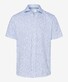 Brax Hardy JP Fine Jersey Leaf Pattern Shirt FPinkn Blue