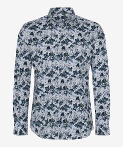 Brax Harold Hi-Flex Poplin Fantasy Floral Pattern Shirt Manhattan