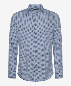 Brax Harold Hi-Flex Poplin Fantasy Star Pattern Shirt Hunter