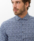 Brax Harold Minimalistic Design Hi-Flex Shirt Blue