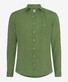 Brax Harold Uni Color Casual Linen Shirt Green Tea