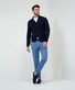 Brax Jake 2-Way Zipper Fine Texture Knit Cardigan Universe