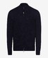 Brax Jake 2-Way Zipper Fine Texture Knit Cardigan Universe