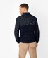 Brax Jake Knit Cardigan Two Way Zipper Blue Planet Navy