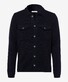 Brax Jay Double Breast Pocket Wool Blend Button Cardigan Vest Navy