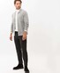 Brax Jayden Button Wool Blend Cardigan Platinum