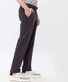 Brax Jim Easy Care Soft Satin Weave Broek Anthracite