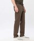 Brax Jim Easy Care Soft Satin Weave Broek Olive