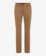 Brax Jim Flat-Front Broken Twill Thermo Concept Broek Beige