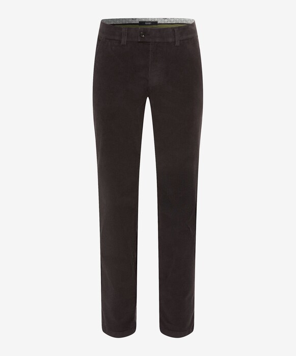 Brax Jim Flat Front Corduroy Corduroy Trouser Anthracite