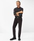 Brax Jim Flat Front Corduroy Corduroy Trouser Anthracite