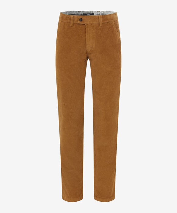 Brax Jim Flat Front Corduroy Corduroy Trouser Curry