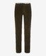 Brax Jim Flat Front Corduroy Corduroy Trouser Khaki