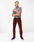 Brax Jim Flat Front Corduroy Corduroy Trouser Merlot