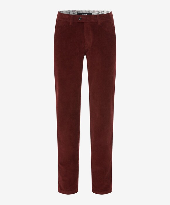 Brax Jim Flat Front Corduroy Corduroy Trouser Merlot