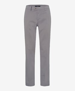 Brax Jim Light Cotton Uni Color Broek Licht Grijs