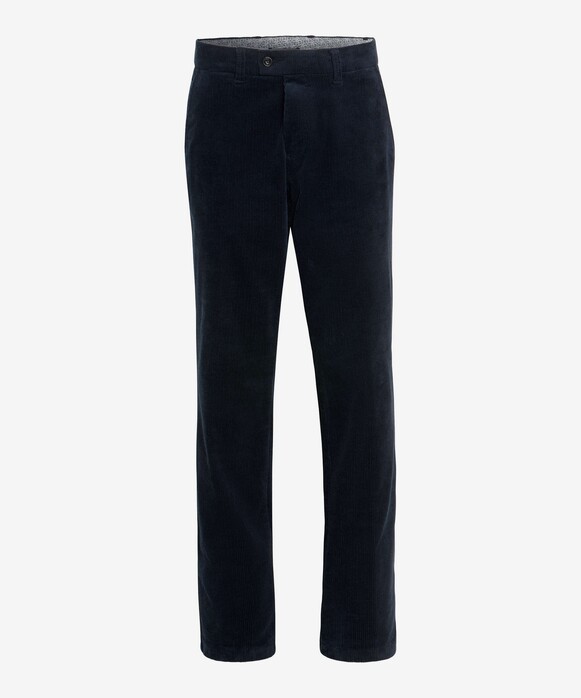 Brax Jim Subtle Flex Highlight Cotton Corduroy Corduroy Trouser Navy