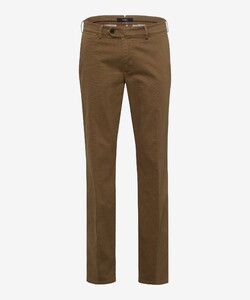 Brax Joe Fine Cotton Structure High Stretch Flex Blue Planet Broek Beige