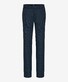 Brax Joe Fine Woven Jersey Flat Front Broek Donker Blauw