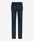 Brax Joe Fine Woven Jersey Flat Front Broek Donker Blauw