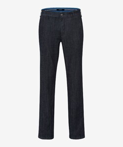 Brax John Flat Front Luxury Denim Jeans Donker Blauw