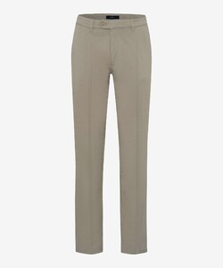 Brax Jörn Chino Flat-Front Uni Color Blue Planet Pants Beige