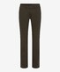 Brax Jörn Flat Front Cotton Subtle Thermo Concept Broek Donker Groen