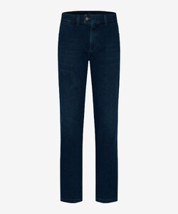 Brax Joshua Cotton Denim Flat-Front Jeans Dark Blue