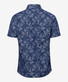 Brax Kris Cotton Linen Shirt Navy