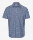 Brax Kris Leaf Pattern Overhemd Blauw