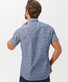 Brax Kris Leaf Pattern Shirt Blue
